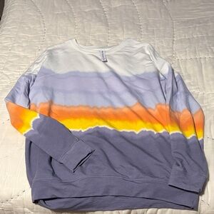 Athleta Colorful Crewneck Tee